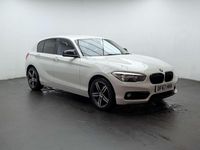 Used BMW 118 Sport Line 2018 White Hatchback