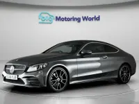 Used Mercedes C300 AMG line 255 HP (187 kW) 2019 Grey Coupe