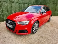 Used Audi A3 Black Edition 150 HP (110 kW) 2018 Red Sedan