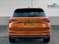 Used Skoda Karoq SportLine 150 HP (110 kW) 2023 Pheonix orange metallic SUV