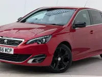 Used Peugeot 308 GT-line 130 HP (95 kW) 2017 Red Hatchback