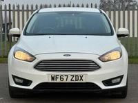 Used Ford Focus Zetec 2017 White Hatchback