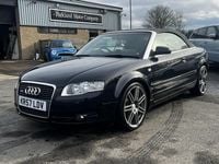 Used Audi A4 Cabriolet S-Line 2008 Black Cabriolet