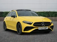Used Mercedes A200 Exclusive 2023 Yellow Hatchback