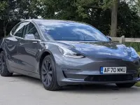 Used Tesla Model 3 Long Range AWD 77 kW (106 HP) 2020 Grey Sedan