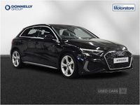 Used Audi A3 S-Line 116 HP (85 kW) 2021 Black Hatchback