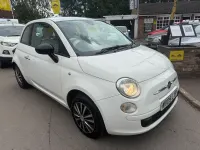 Used Fiat 500 Pop 69 HP (50 kW) 2009 White Cabriolet