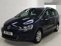 Used VW Sharan SE 184 HP (135 kW) 2017 Blue MPV