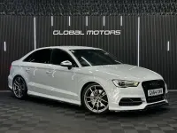 Used Audi S3 Design 300 HP (220 kW) 2014 White Sedan