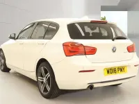 Used BMW 116 Sport Line 2018 White Hatchback