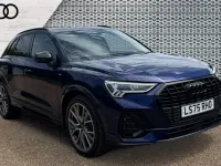 Used Audi Q3 Black Edition 150 HP (110 kW) 2025 Navarra blue SUV
