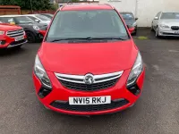 Used Vauxhall Zafira SRi 140 HP (102 kW) 2015 Red MPV
