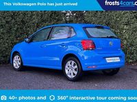 Used VW Polo SE 60 HP (44 kW) 2014 Blue Hatchback