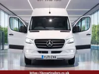 Used Mercedes Sprinter Progressive 141 HP (103 kW) 2021 White Van
