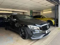Used Mercedes CLA220 AMG line 177 HP (130 kW) 2018 Black Sedan