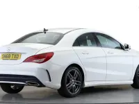 Used Mercedes CLA200 AMG line 2018 White Coupe