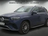Used Mercedes GLE400 AMG line 381 HP (280 kW) 2024 Blue SUV