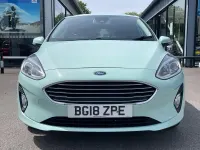 Used Ford Fiesta Titanium 125 HP (91 kW) 2018 Green Hatchback