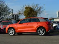 Used Audi Q2 S-Line 116 HP (85 kW) 2018 Coral orange SUV
