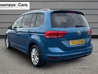 Used VW Touran SE 110 HP (80 kW) 2017 Blue MPV