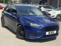 Used Ford Focus ST-Line 125 HP (91 kW) 2017 Blue Hatchback