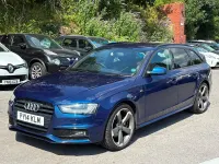 Used Audi A4 Black Edition 177 HP (130 kW) 2014 Blue Estate