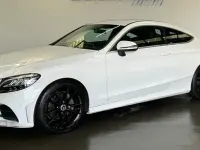 Used Mercedes C200 AMG line 2018 White Coupe