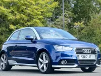 Used Audi A1 Design 105 HP (77 kW) 2012 Blue Hatchback