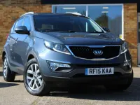 Usado Kia Sportage 2015 Azul SUV