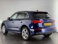 Used Audi Q5 S-Line 252 HP (185 kW) 2018 Blue SUV