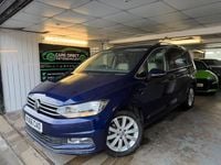 Used VW Touran SEL 190 HP (139 kW) 2016 Blue MPV