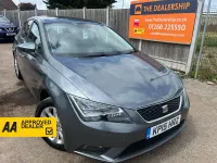 Used Seat Leon SE Technology 110 HP (80 kW) 2015 Grey Hatchback