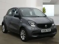 Used Smart ForFour Passion 71 HP (52 kW) 2016 Grey Hatchback
