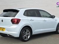 Used VW Polo R-line 115 HP (84 kW) 2020 White silver metallic black Hatchback