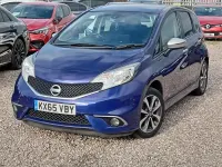 Used Nissan Note N-TEC 2015 Blue Hatchback