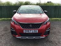 used Peugeot 3008 1.6 BLUEHDI S/S GT LINE 5d 120 BHP CHEAP CAR FINANCE FROM 7.9% APR STS