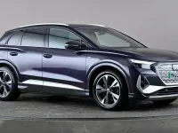 Used Audi Q4 e-tron S-Line 125 kW (170 HP) 2023 Mauve/purple SUV