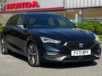 Begagnad Seat Leon FR Sport 2022 Blå Halvkombi