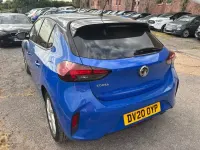 Used Vauxhall Corsa SRi 100 HP (73 kW) 2020 Blue Hatchback