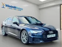 Usado Audi A6 Black Edition 204 HP (150 kW) 2020 Azul Carrinha