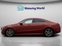 Used Mercedes CLA200 AMG line 163 HP (119 kW) 2021 Red Coupe