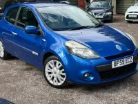 Used Renault Clio II 75 HP (55 kW) 2009 Blue Hatchback