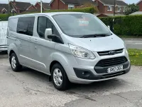 Used Ford Transit Custom Limited 130 HP (95 kW) 2017 Silver Van