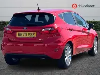 Used Ford Fiesta Titanium 2021 Red Hatchback