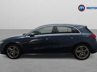 Used Mercedes A250 AMG line 218 HP (160 kW) 2021 Blue Hatchback