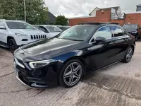 Second-hand Mercedes A200 AMG Line Premium Plus 150 CP (110 kW) 2021 Negru Berlinǎ
