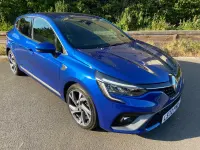 Usado Renault Clio V RS Line 90 CV (66 kW) 2022 Azul Utilitario