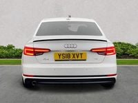 Used Audi A4 Black Edition 190 HP (139 kW) 2018 White Sedan
