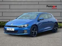 Used VW Scirocco R-line 177 HP (130 kW) 2016 Blue Coupe