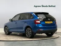 Used Skoda Rapid 81 HP (59 kW) 2017 Race blue metallic Hatchback